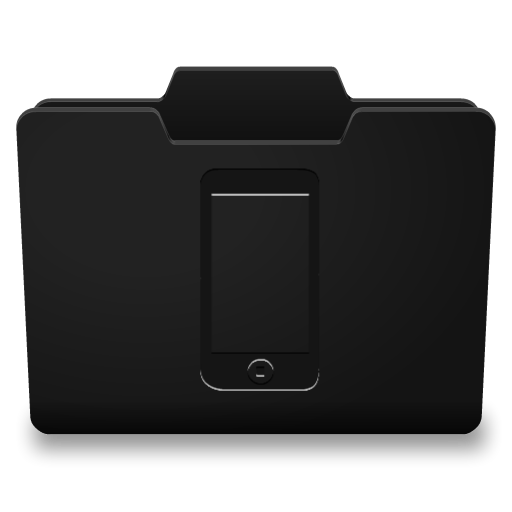 Black Movil Icon 512x512 png